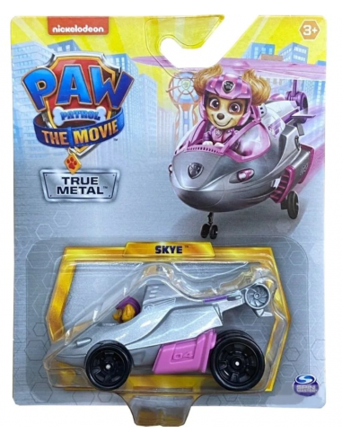 Paw Patrol personaggio Skye con veicolo die-cast in metallo - PMS6061570-6 | Futurartb2b Ingrosso Giocattoli