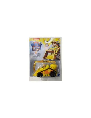 Paw Patrol personaggio Rubble con veicolo die-cast in metallo - PMS6061570-2 | Futurartb2b Ingrosso Giocattoli