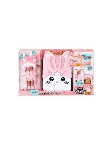 Na Na Na Surprise set 3 in 1 Backpack bedroom Pink Kitty - MGA585589EUC | Futurartb2b Ingrosso Giocattoli