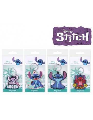 Portachiavi Stitch 2d disney lilo Stitch pvc - DIN13267 | Futurartb2b Ingrosso Giocattoli