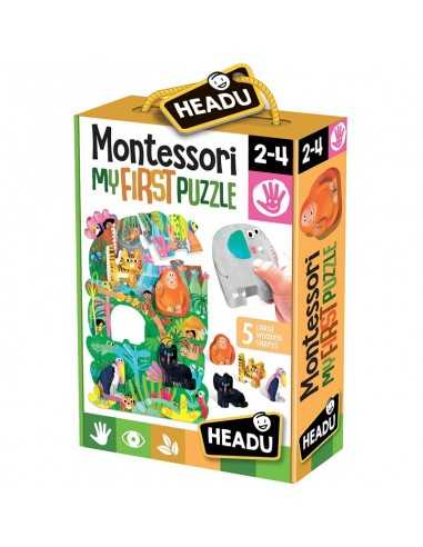 Montessori my fristpuzzle the jungle - HEAIT22380 | Futurartb2b Ingrosso Giocattoli