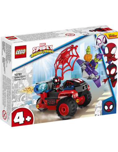 Lego Spidey - Miles Morales con la Techno Trike e Goblin 10781 - LEG6378829 | Futurartb2b Ingrosso Giocattoli