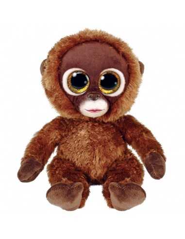 Peluche scimmietta marrone Chessie Beanie Boos 15 cm - CRAT36391 | Futurartb2b Ingrosso Giocattoli