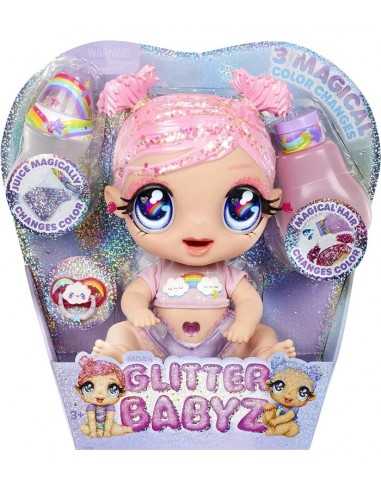 Glitter Babyz bambola Dreamia Stardust cambia colore - MGA586418EUC | Futurartb2b Ingrosso Giocattoli