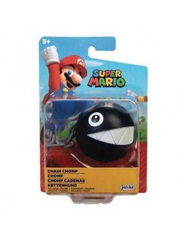 Super mario personaggio 8 cm chain chomp - JAK40552 | Futurartb2b Ingrosso Giocattoli