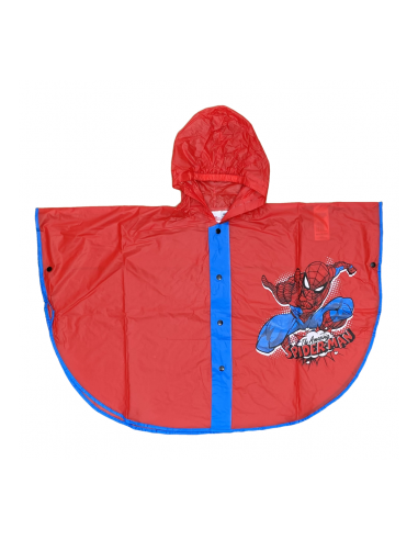 Spider-Man Mantella pioggia in pvc 7-8 anni colore rosso - CORM04609MC/7-8 | Futurartb2b Ingrosso Giocattoli