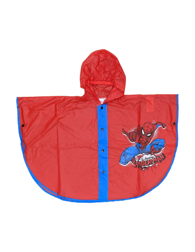 Spider-Man Mantella pioggia in pvc 5-6 anni colore rosso - CORM04609MC/5-6 | Futurartb2b Ingrosso Giocattoli