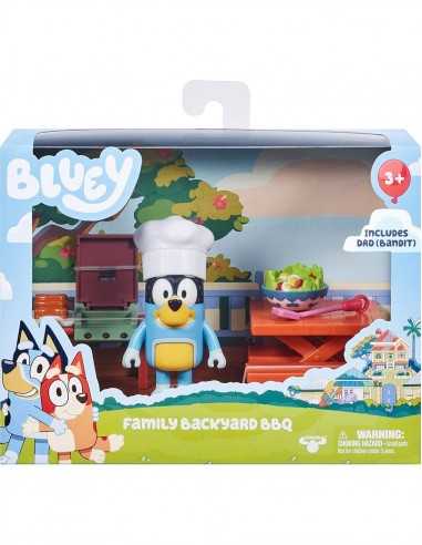 Bluey playset Barbecue in giardino backyard BBQ - GIOBLY10000-1 | Futurartb2b Ingrosso Giocattoli