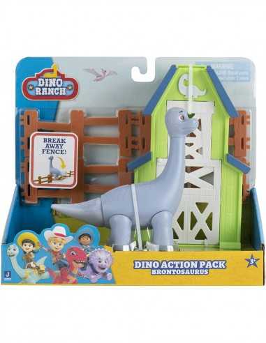 Dino Ranch action pack con dinosauro Brontosaurus - GIODNA05000-2 | Futurartb2b Ingrosso Giocattoli