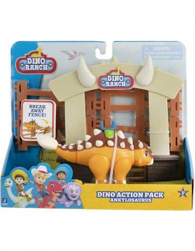 Dino Ranch action pack con dinosauro Ankylosaurus - GIODNA05000-3 | Futurartb2b Ingrosso Giocattoli