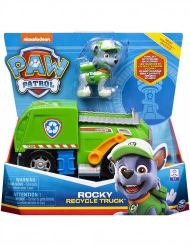 Paw Patrol personaggio Rocky con veicolo Recycle Truck - MAG6052310-6 | Futurartb2b Ingrosso Giocattoli