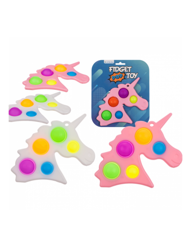 Fidget Pop Toy - forma di unicorno - OTB61/6662 | Futurartb2b Ingrosso Giocattoli