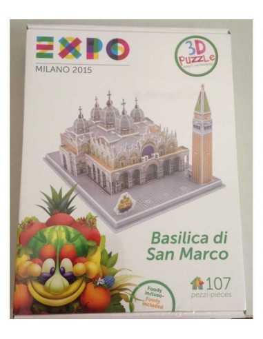 puzzle 3D expo 2015 basilica di san marco - GIOGPZ18521 | Futurartb2b Ingrosso Giocattoli