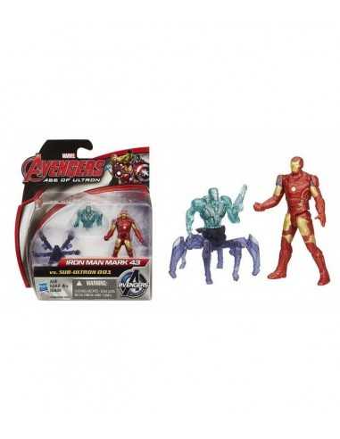 Avengers personaggi iron man mark 43 vs sub ultron 001 - HASB0423EU40/B1482 | Futurartb2b Ingrosso Giocattoli