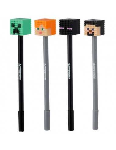 Penna minecraft 4 modelli - PUCPEN209 | Futurartb2b Ingrosso Giocattoli