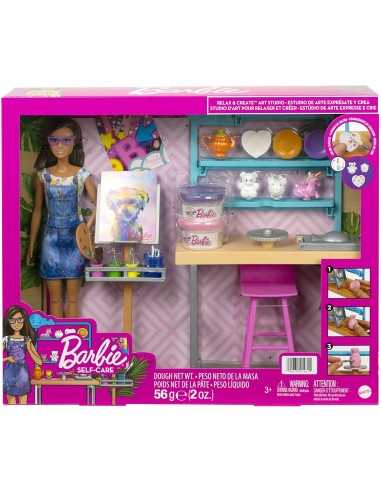 Barbie atelier dell'artista con bambola e pasta da modellare - TOYHCM85 | Futurartb2b Ingrosso Giocattoli