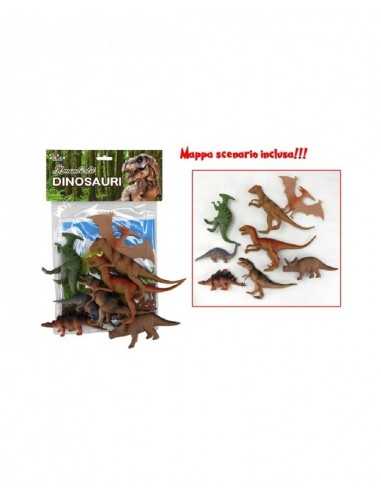 Set dinosauri 8 pezzi in busta - TOY27611 | Futurartb2b Ingrosso Giocattoli