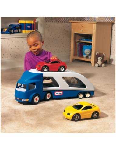 Little tikes autotransporter bisarca con 2 auto - MGA170430E3          | Futurartb2b Ingrosso Giocattoli