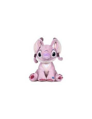 Peluche angel stitch rosa 40 cm con suoni - PTS260005063 | Futurartb2b Ingrosso Giocattoli