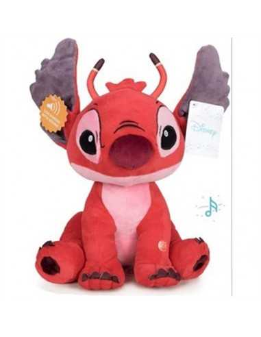 Stitch Peluche Leroy rosso 60 cm con suoni - PTS260004703 | Futurartb2b Ingrosso Giocattoli