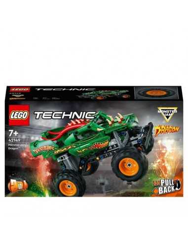 LEGO Technic 42149 Monster Jam Dragon, Set 2 in 1 con Pull-Back - LEG6420675 | Futurartb2b Ingrosso Giocattoli