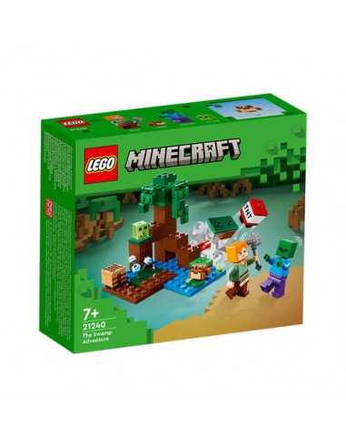 LEGO 21240 Minecraft Avventura nella Palude - LEG6425582 | Futurartb2b Ingrosso Giocattoli