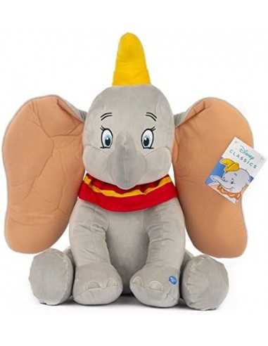 Peluche dumbo 48 cm con suoni - DIN9272 | Futurartb2b Ingrosso Giocattoli