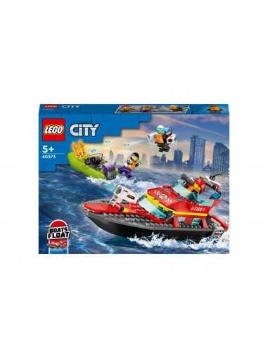 Lego 60373 Barca di soccorso antincendio - LEG6425834 | Futurartb2b Ingrosso Giocattoli