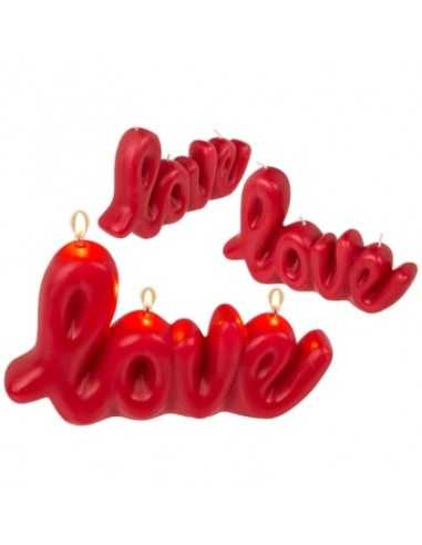 Candela rossa Amore 20 x 3,8 x 11,8 - OTB153309 | Futurartb2b Ingrosso Giocattoli