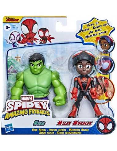 Spidey set 2 pers.hulk e miles morales - OLTF1469/F2245 | Futurartb2b Ingrosso Giocattoli