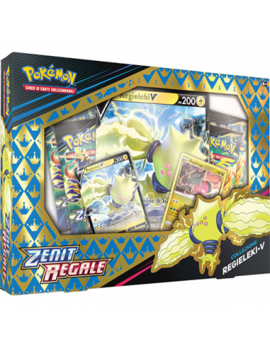 Pokemon Collezione Regidrago-V - Zenit Regale - GAMPK60276-2 | Futurartb2b Ingrosso Giocattoli