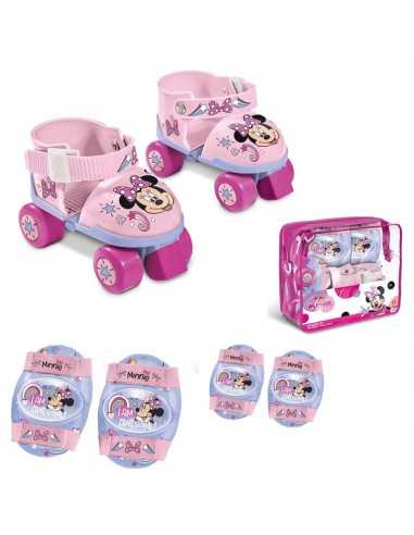 Confezione roller skate minnie pattini 22-29 in borsa - MON28701 | Futurartb2b Ingrosso Giocattoli