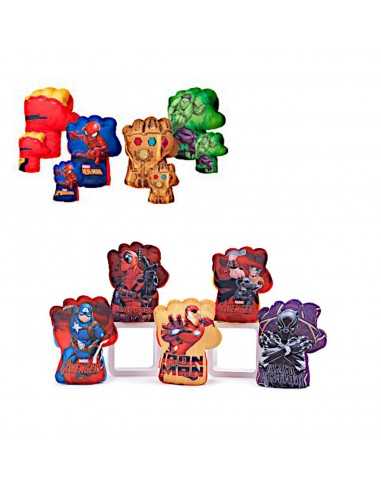 Guantoni peluche marvel 5 assortimenti - PTS2101D | Futurartb2b Ingrosso Giocattoli