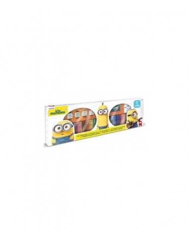 set timbri con 60 pennarelli minions - CRA0018896 | Futurartb2b Ingrosso Giocattoli