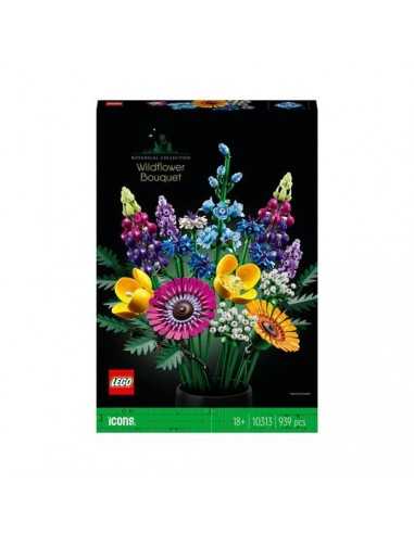 Lego icons 10313 Bouquet fiori selvatici - LEG6426495 | Futurartb2b Ingrosso Giocattoli