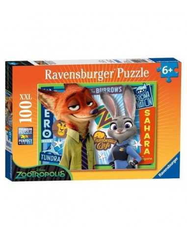 puzzle 100 pezzi zootropolis squadra invincibile - RAV10599 | Futurartb2b Ingrosso Giocattoli