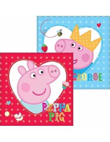 16 Tovagliolini di Peppa Pig CMG203745 - 2149962120123 | Futurartb2b Ingrosso Giocattoli