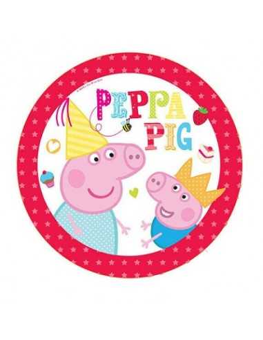 8 Piatti 20 cm di Peppa Pig CMG300017 - 2149805912106 | Futurartb2b Ingrosso Giocattoli