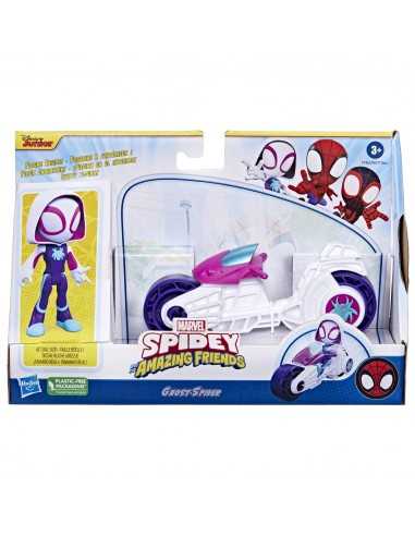 Spidey personaggio ghost-spider con moto - HASF6777/F7461 | Futurartb2b Ingrosso Giocattoli