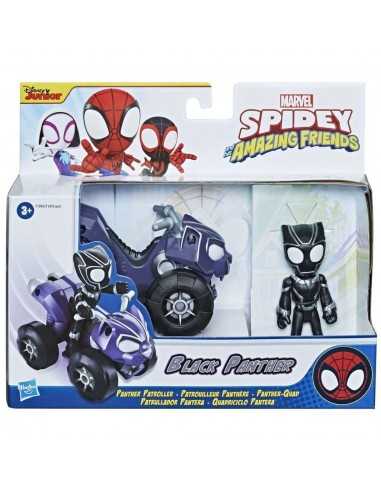 Spidey Amazing Friends - Black Panther veicolo Panther Patroller - HASF1459/F1943 | Futurartb2b Ingrosso Giocattoli