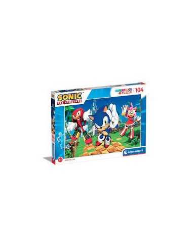 Puzzle 104 pezzi sonic the hedgehog - CLE27256 | Futurartb2b Ingrosso Giocattoli