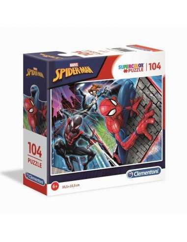 Puzzle 104 pezzi spider-man scatola quadrata - CLE96861 | Futurartb2b Ingrosso Giocattoli