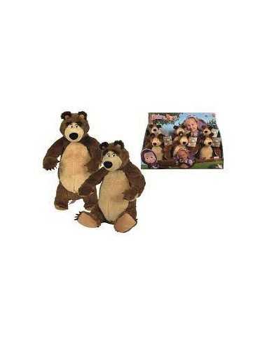 Masha E Orso - Peluche Orso 25 Cm - SIM109301071 | Futurartb2b Ingrosso Giocattoli