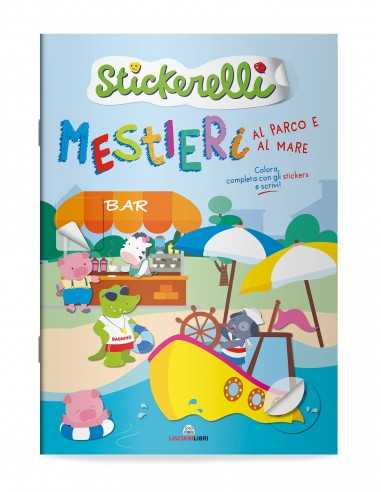 Album stickerelli mestieri al parco e al mare - LIS10785 | Futurartb2b Ingrosso Giocattoli