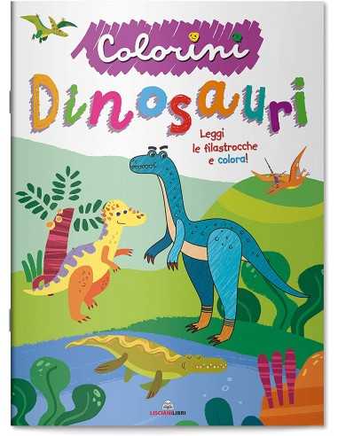 Album i colorini dinosauri - LIS11948 | Futurartb2b Ingrosso Giocattoli