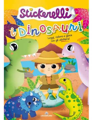 Album stickerelli dinosauri - LIS11740 | Futurartb2b Ingrosso Giocattoli