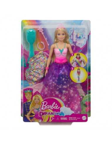 Barbie dreamtopia 2 in 1 principessa e sirena - TOYGTF91/GTF92 | Futurartb2b Ingrosso Giocattoli