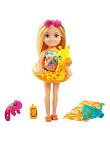 Barbie chelsea salvagente con giraffa birthday - TOYGRT80/GRT81 | Futurartb2b Ingrosso Giocattoli