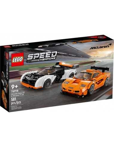 Lego speed champions 76918 McLaren Solus GT e McLaren F1 LM - LEG6426028 | Futurartb2b Ingrosso Giocattoli