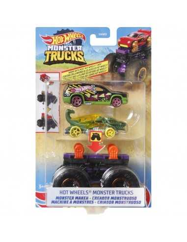 Hot Wheels Monster trucks crea mostri viola e nero - HODGWW13/HDV02 | Futurartb2b Ingrosso Giocattoli